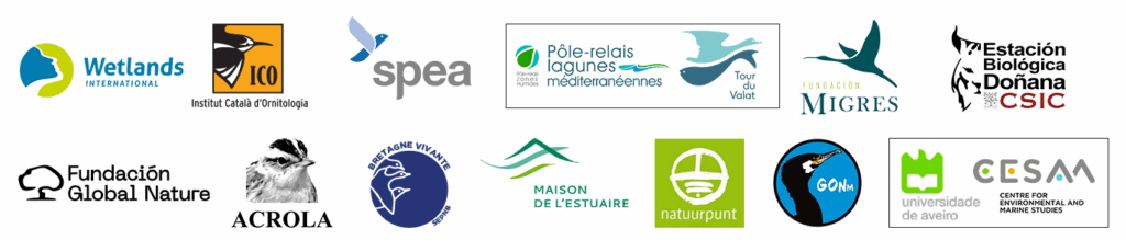 programme LIFE AWOM Aquatic Warblers On the Move 14 ALL PARTNERS banner